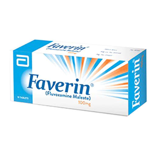Picture of Faverin 100mg Tab 1x10s